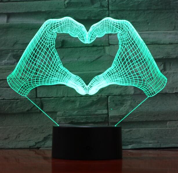 Colorful LED night light