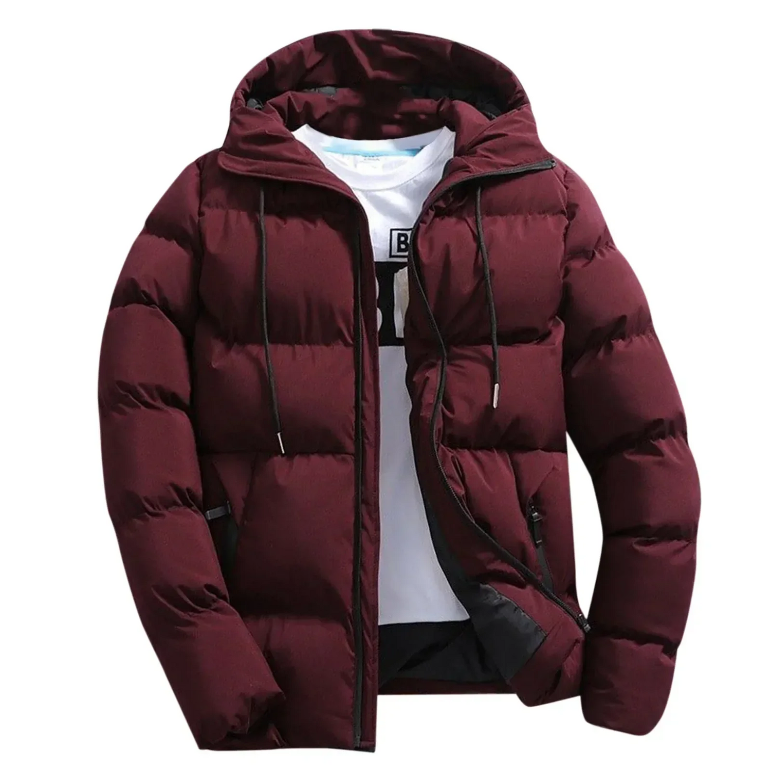 Stronger - Puffer Jacket Men Windproof Lined Winter Jacket With Hood