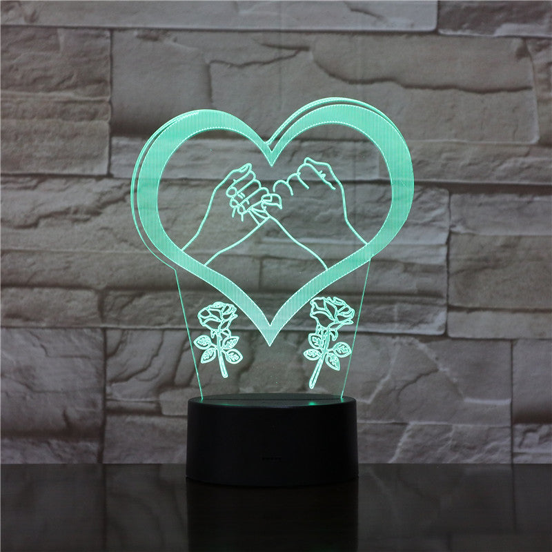 Colorful LED night light