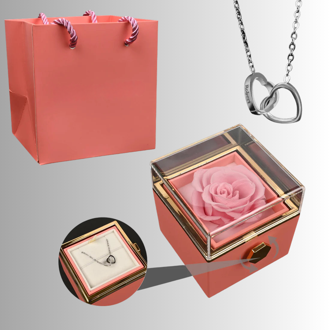 Rose Box &amp; Necklace