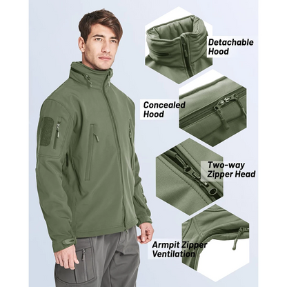 Sturmet - Waterproof Winter Coat Men – Weatherproof, Breathable, Hooded