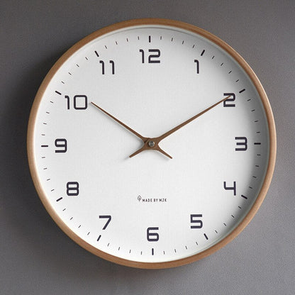 Scandinavian Simplicity Wooden Wall Clock – Elegant Minimalism