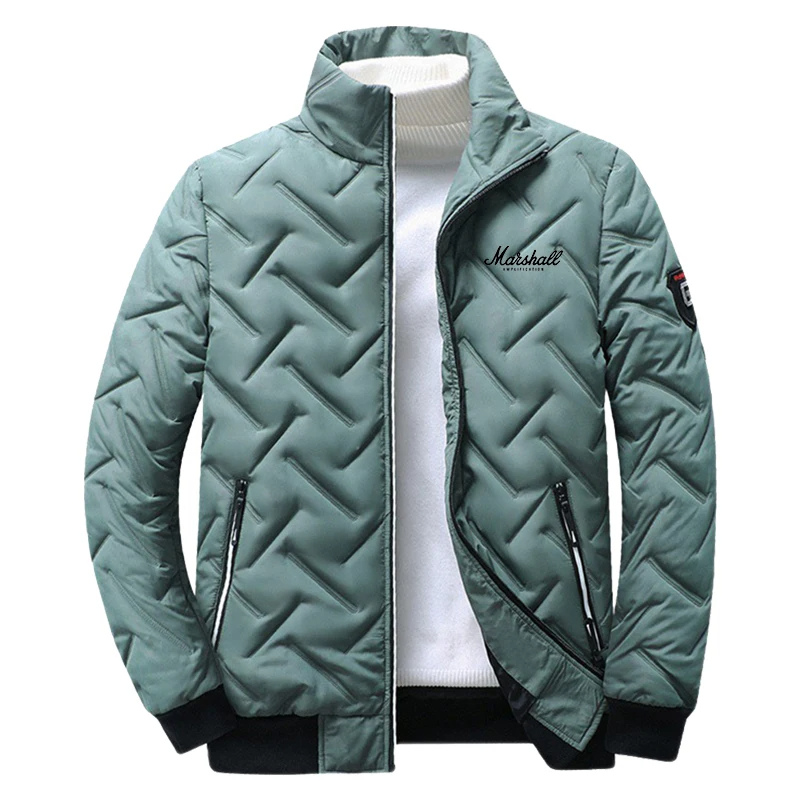 Puffer Jacket Men With Hood Lightly Lined Winter Jacket