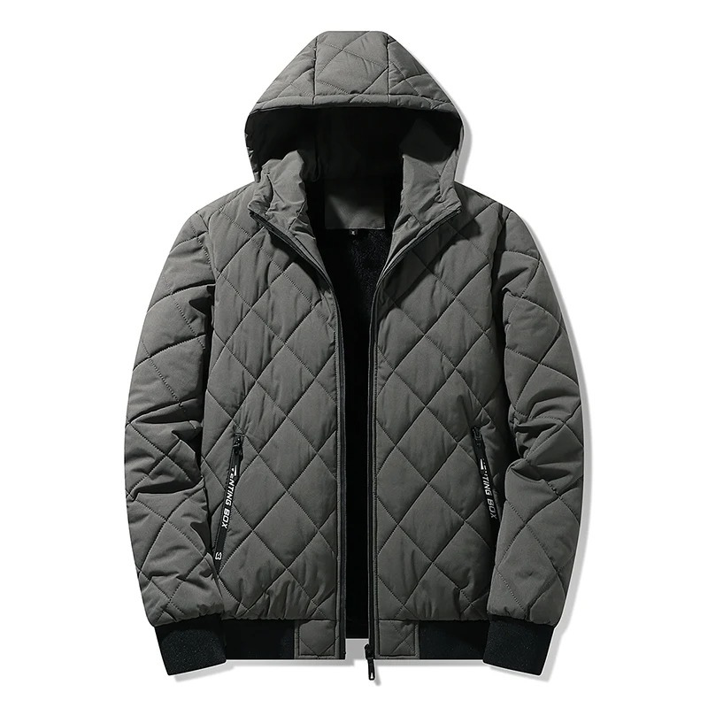 Sturmgut - Puffer Jacket Men Lightly Lined Breathable Hooded Jacket