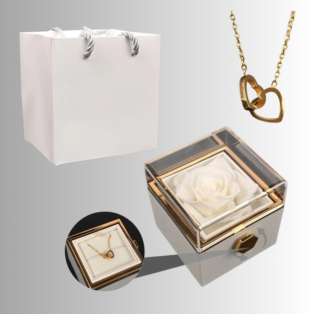 Rose Box &amp; Necklace