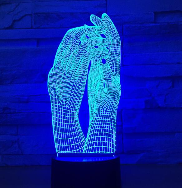 Colorful LED night light