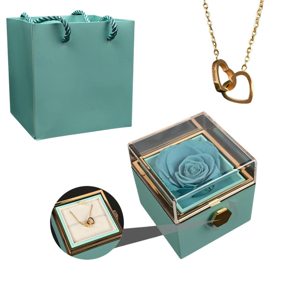 Rose Box &amp; Necklace