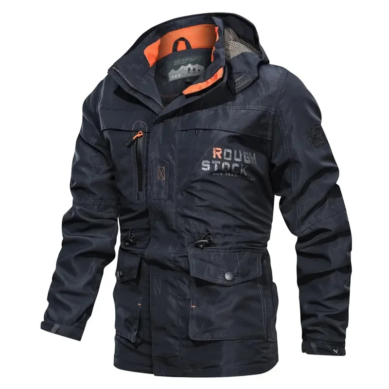 Lodenix - Winter Coat for Men with Hood, Waterproof Outdoor Jacket with Pockets