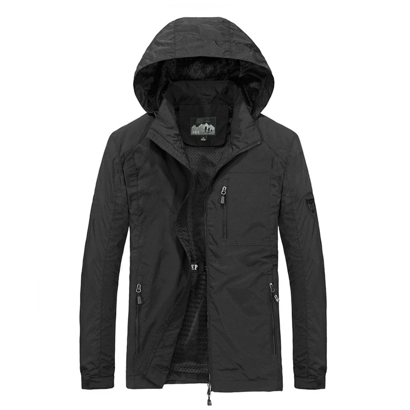 Kalther - Winter Coat for Men with Hood, Windproof and Waterproof Outdoor Jacket