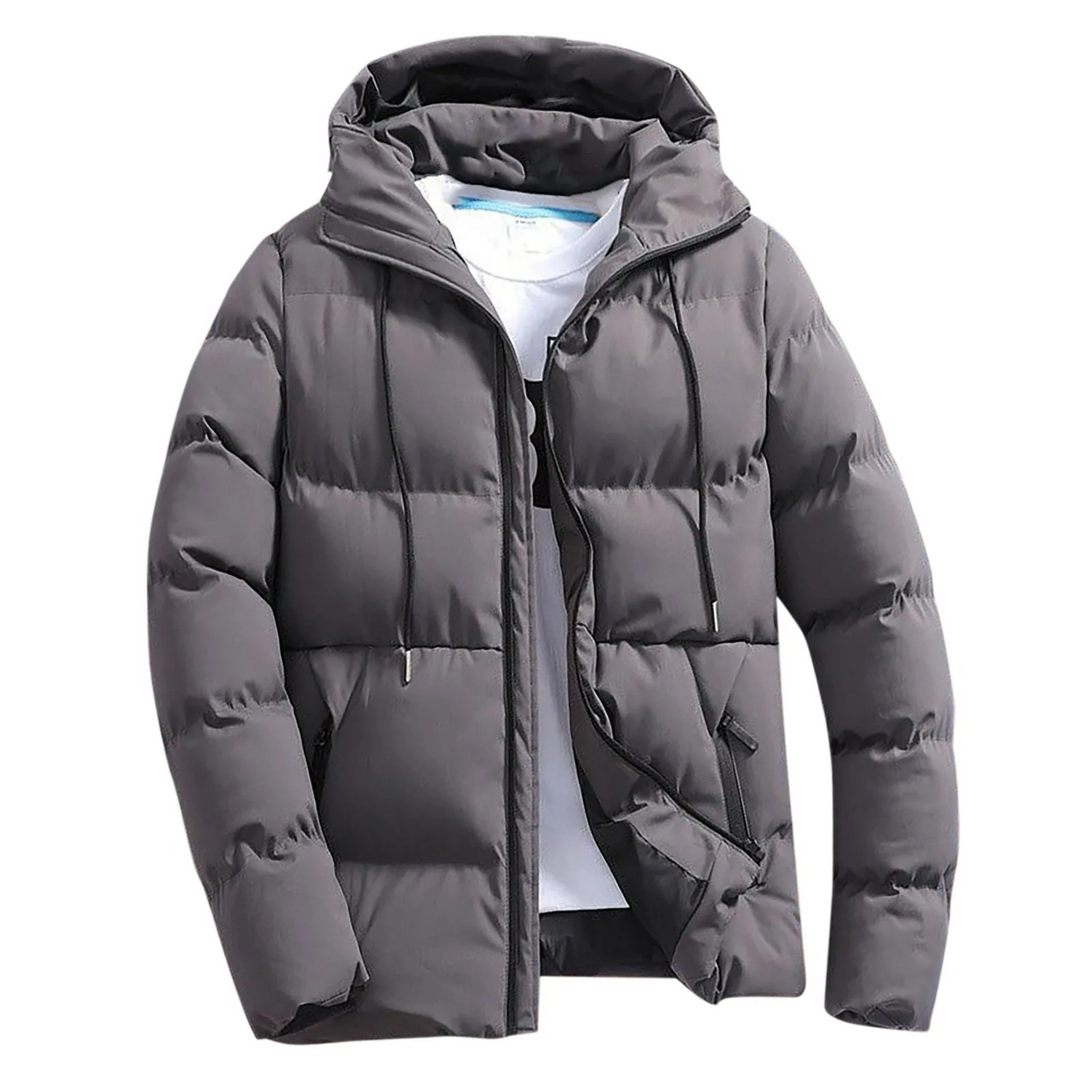 Jackend - Puffer Jacket for Men with Fleece Lining, Warmly Insulated Winter Jacket