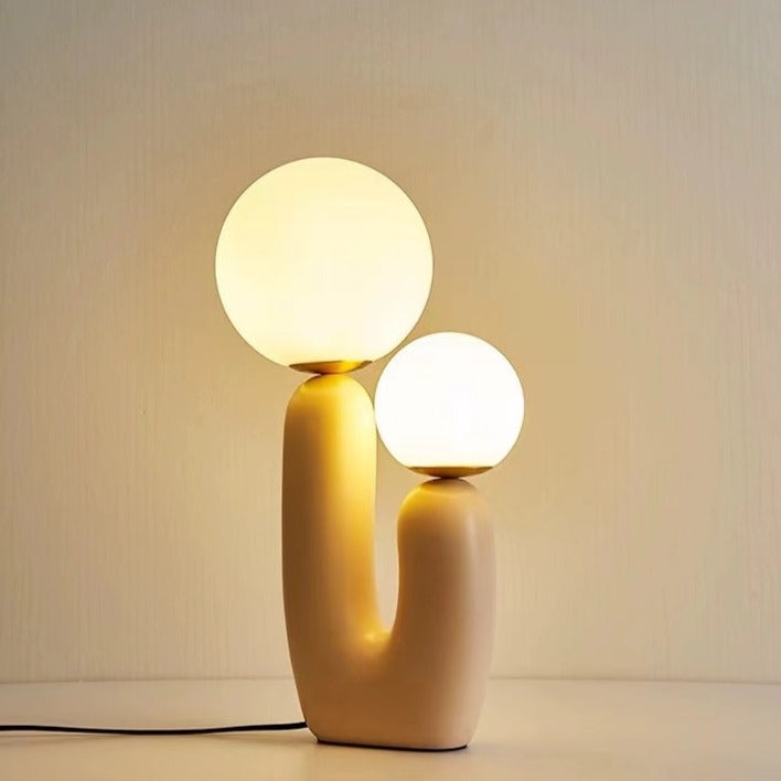 Art Resin Table Lamp | Minimalist Design Illumination