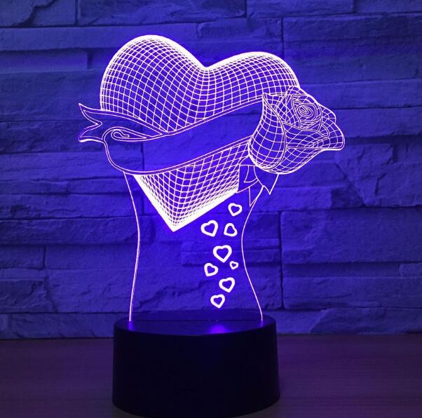 Colorful LED night light