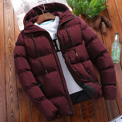 Jackend - Puffer Jacket for Men with Fleece Lining, Warmly Insulated Winter Jacket