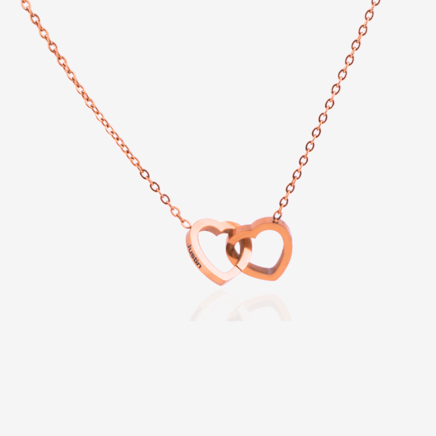 Forever Rose Bear W/ Engraved Necklace