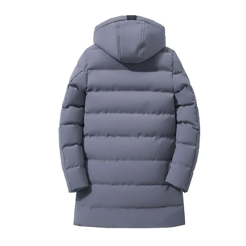 Puffer Jacket Men With Hood Warm Lined Winter Jacket