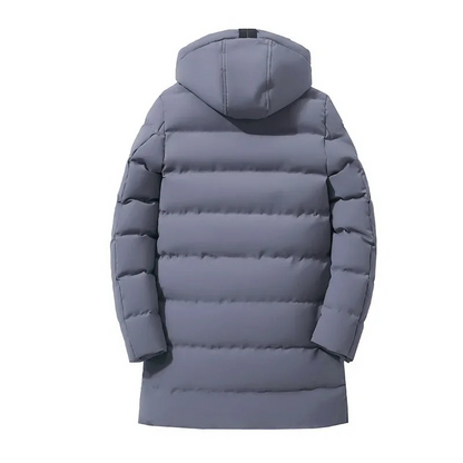 Puffer Jacket Men With Hood Warm Lined Winter Jacket