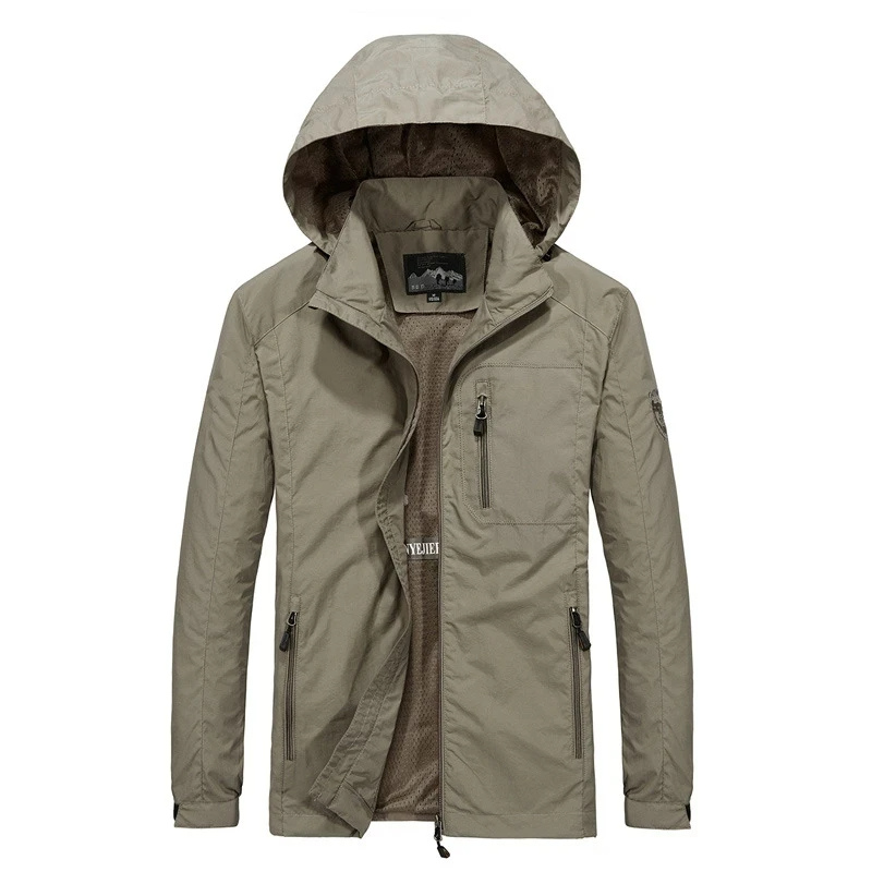 Kalther - Winter Coat for Men with Hood, Windproof and Waterproof Outdoor Jacket