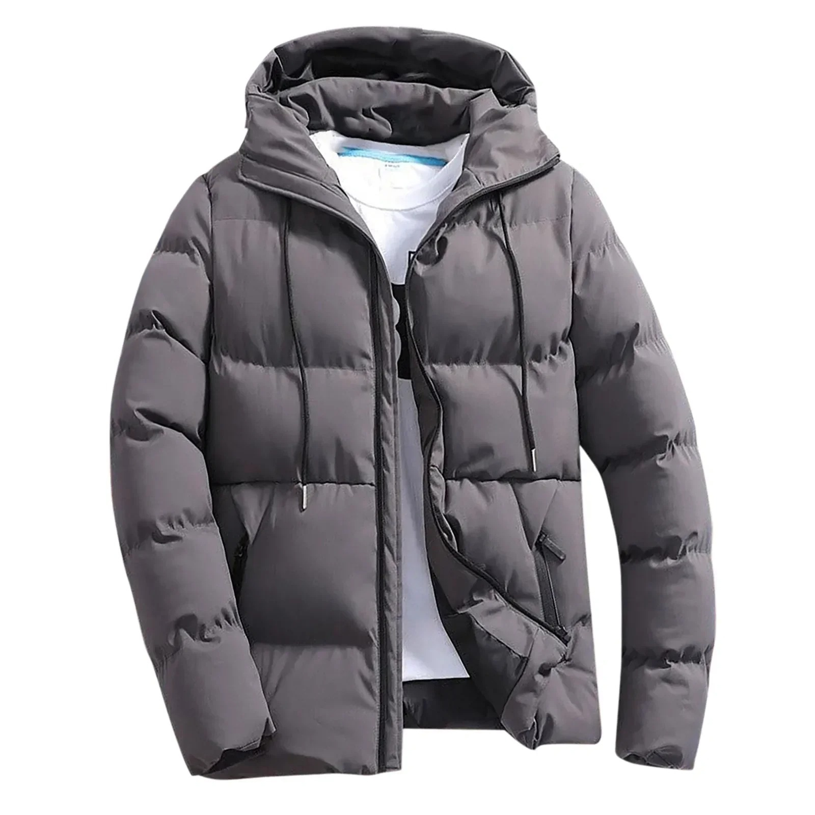 Stronger - Puffer Jacket Men Windproof Lined Winter Jacket With Hood