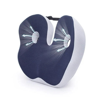 Adjustable Memory Foam Sit Bone Relief Seat Cushion