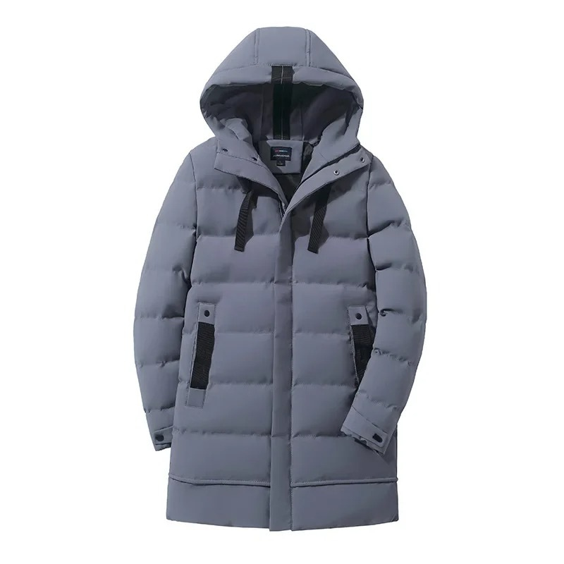 Puffer Jacket Men With Hood Warm Lined Winter Jacket