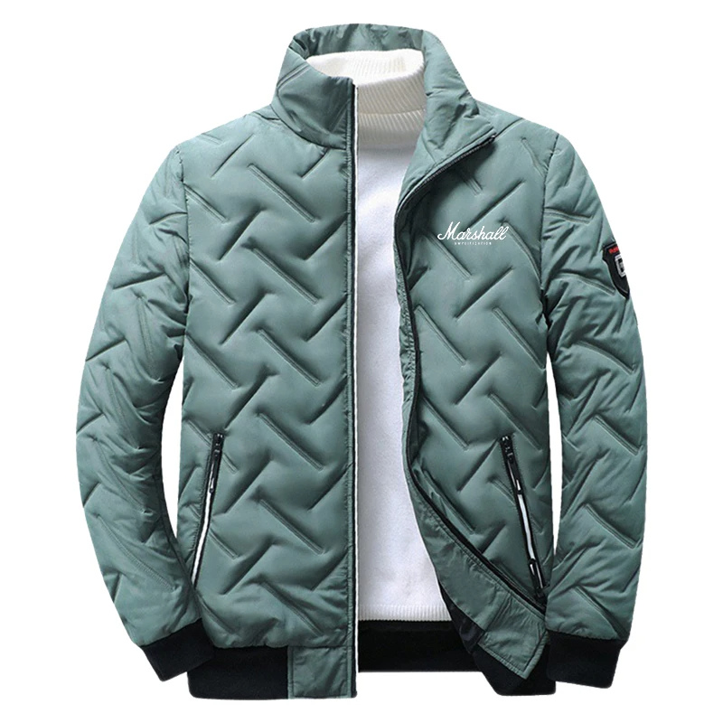 Puffer Jacket Men With Hood Lightly Lined Winter Jacket