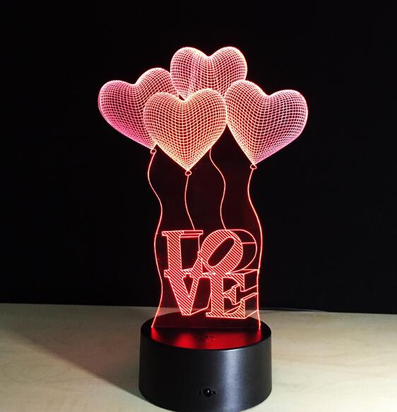 Colorful LED night light