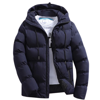 Jackend - Puffer Jacket for Men with Fleece Lining, Warmly Insulated Winter Jacket