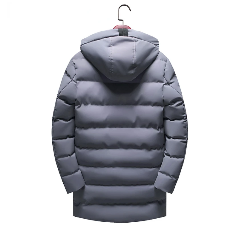 Puffer Jacket Men With Hood Warm Lined Winter Jacket