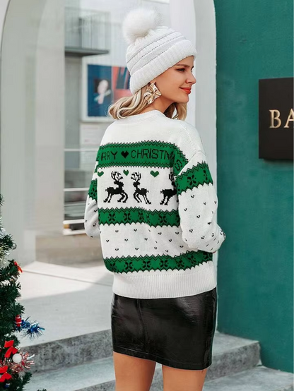 Mützig - Christmas Sweater - Snowflake Pattern, Knit, Festive