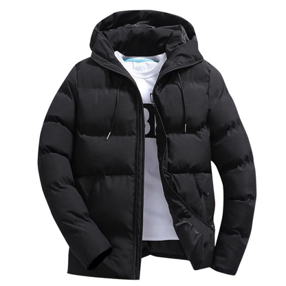 Jackend - Puffer Jacket for Men with Fleece Lining, Warmly Insulated Winter Jacket