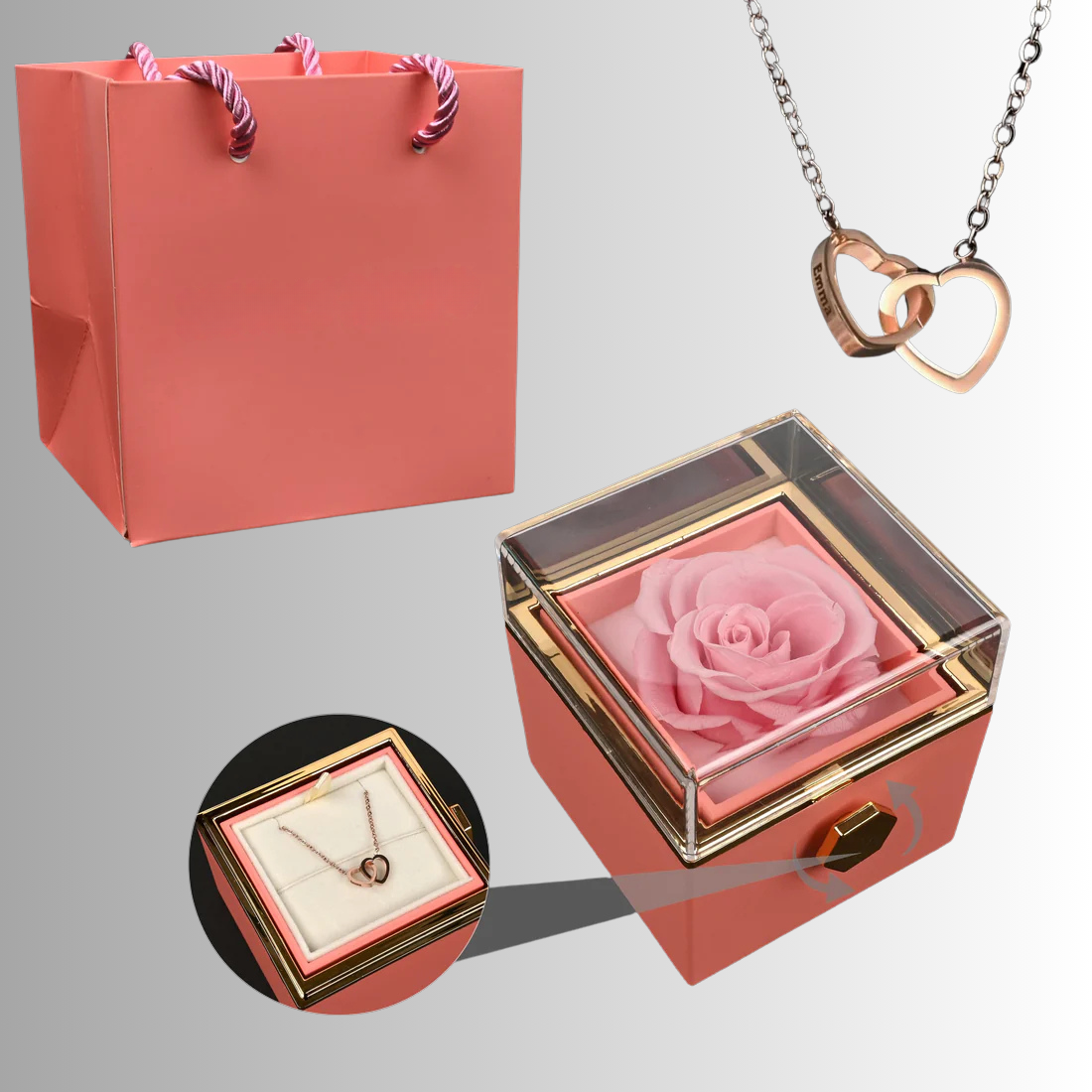 Rose Box &amp; Necklace