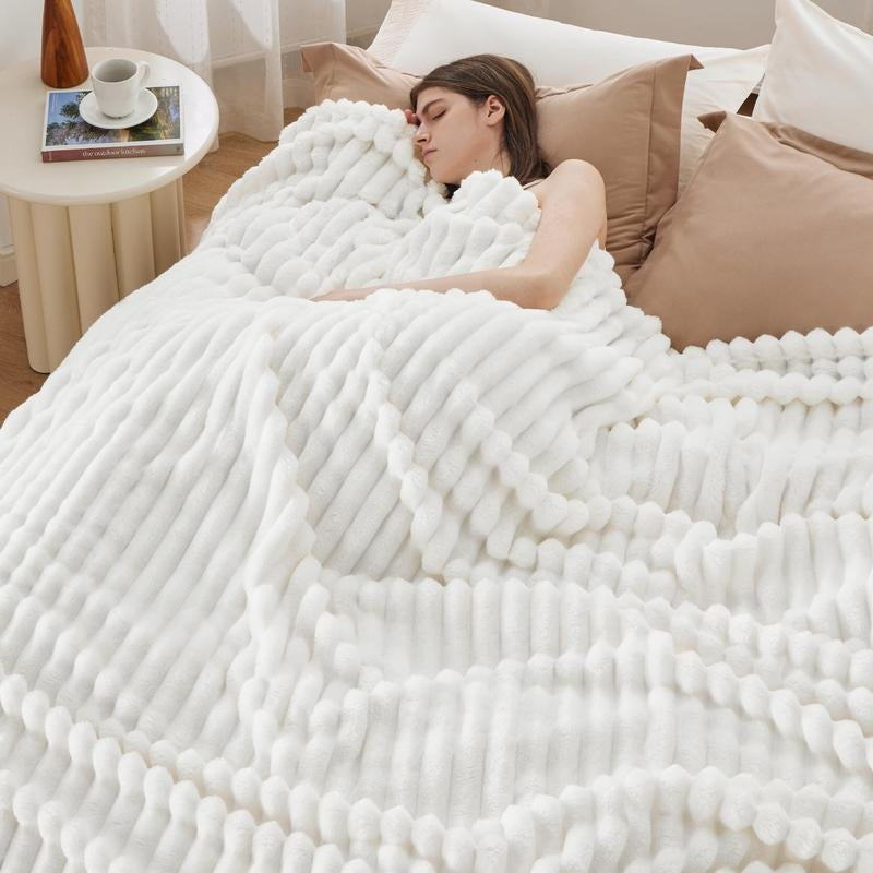 CozyStripe Blanket