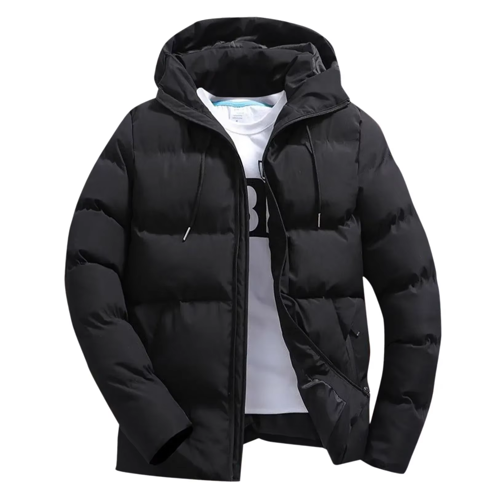 Stronger - Puffer Jacket Men Windproof Lined Winter Jacket With Hood