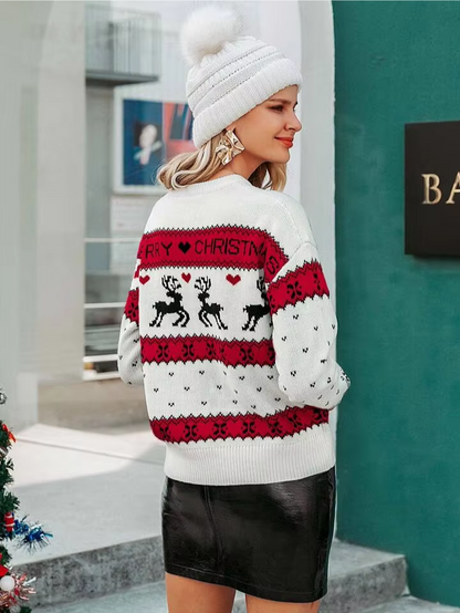 Mützig - Christmas Sweater - Snowflake Pattern, Knit, Festive