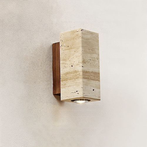 Travertine Stone Wall Light | Timeless Luxury for Your Space