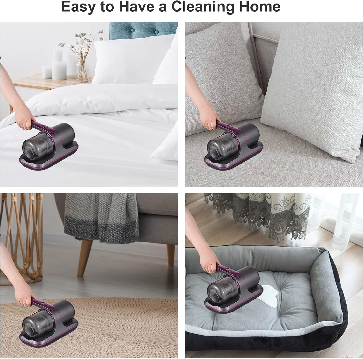 CleanMaster: Powerful Vacuum &amp; Iron Duo - Furniture, Bedsheets, Beds &amp; Other Household