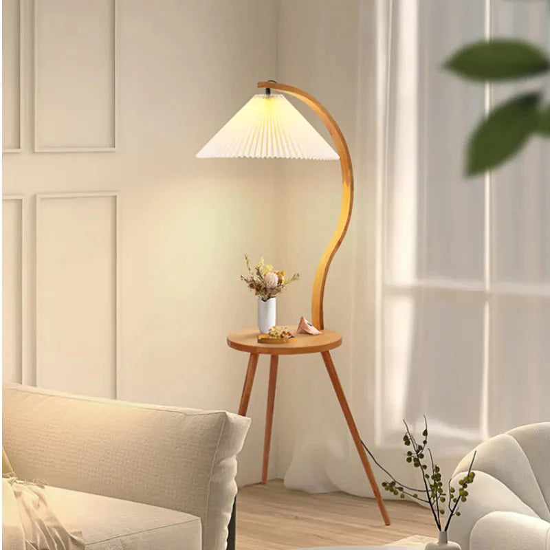 Floor Lamp on Table: Timeless Retro Design for Stylish Interiors