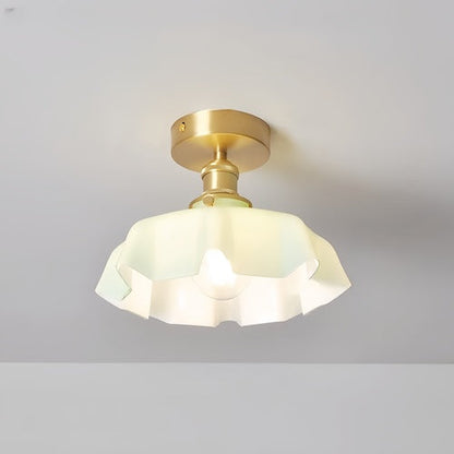 Milky Glass Bedroom Ceiling Light | Elegant &amp; Modern Design