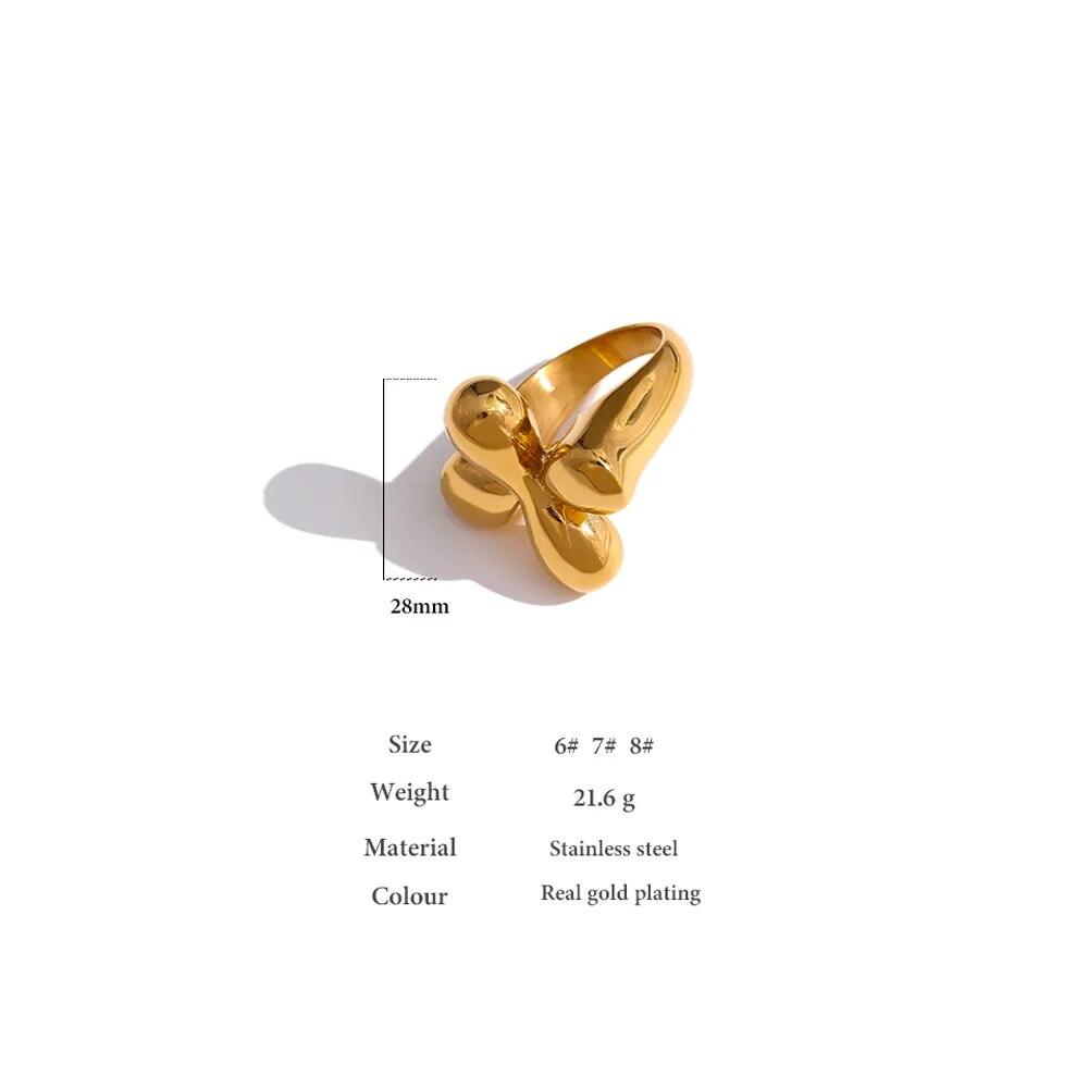 Isolenna Gold Plated Ring