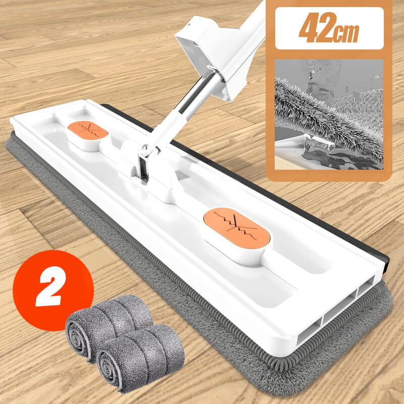 Hands-Free Microfiber Flat Mop