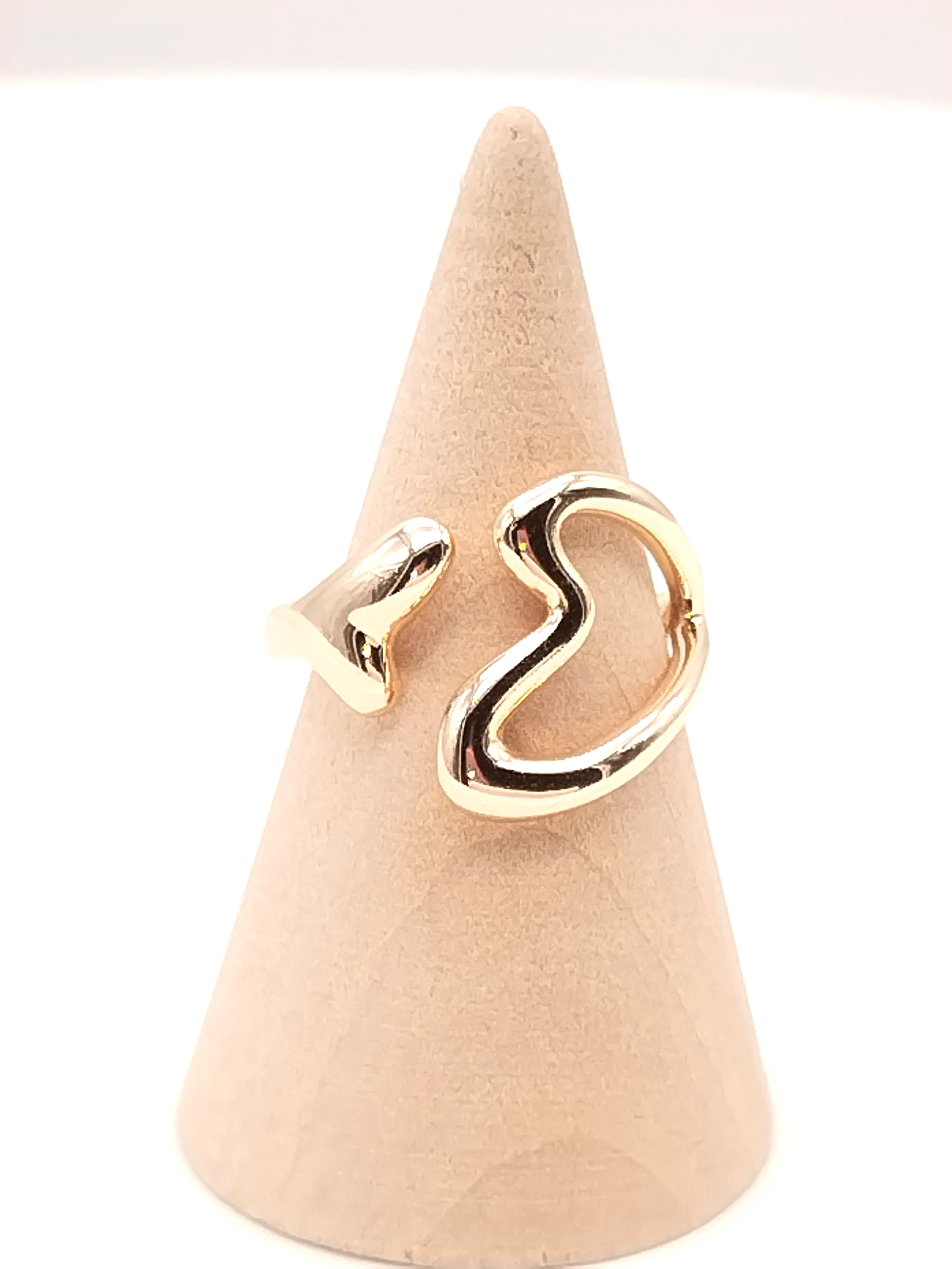 Open Heart Ring, Bold Gold Ring, Elegant Jewelry, Gifts, Anniversary, Valentine´s day, Women