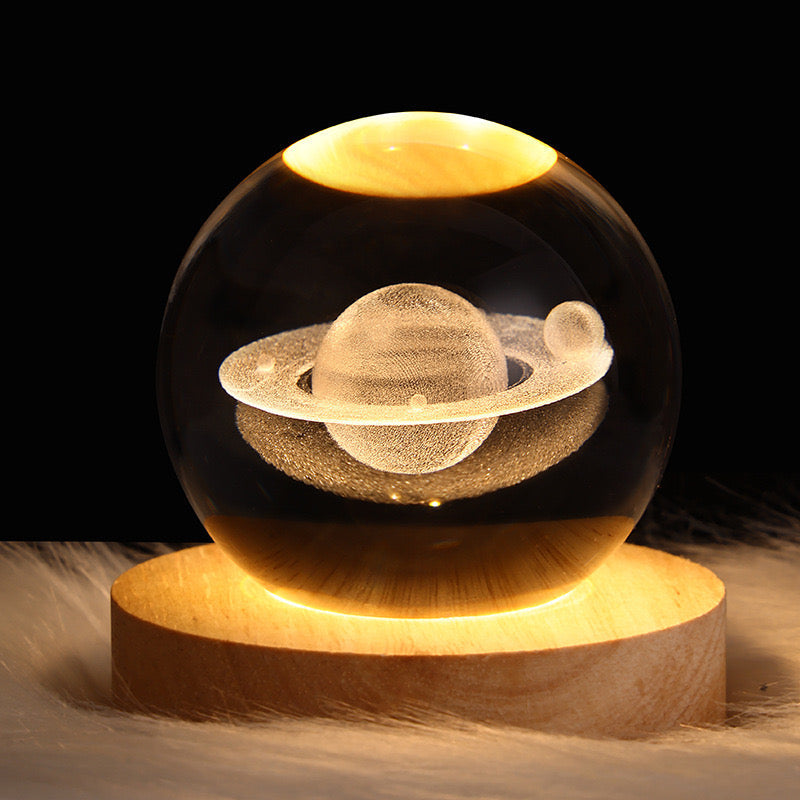 Creative Crystal Planet Night Light