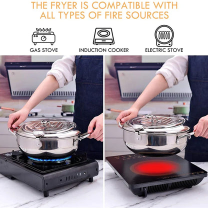 Master Fryer with Thermometer