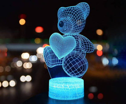 Lampe 3D Saint-Valentin