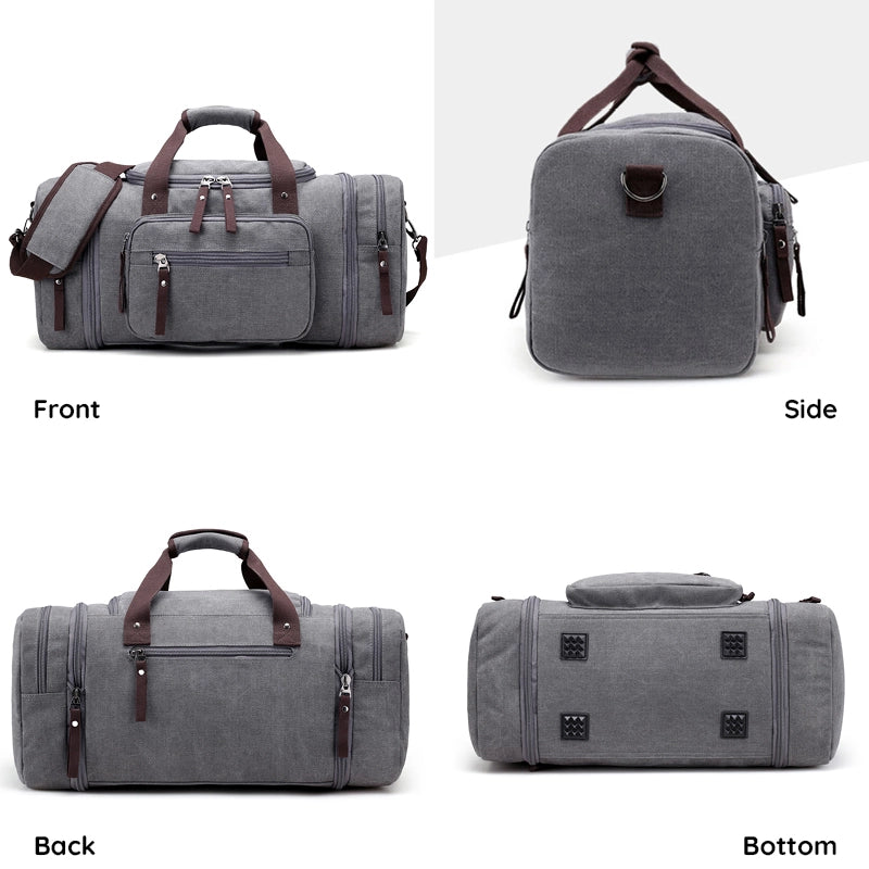 Large Capacity Canvas Travel Bag