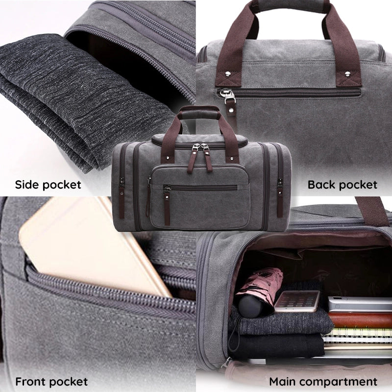 Large Capacity Canvas Travel Bag