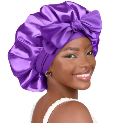 Silk Curly Hair Bonnet