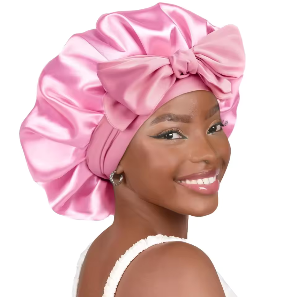 Silk Curly Hair Bonnet