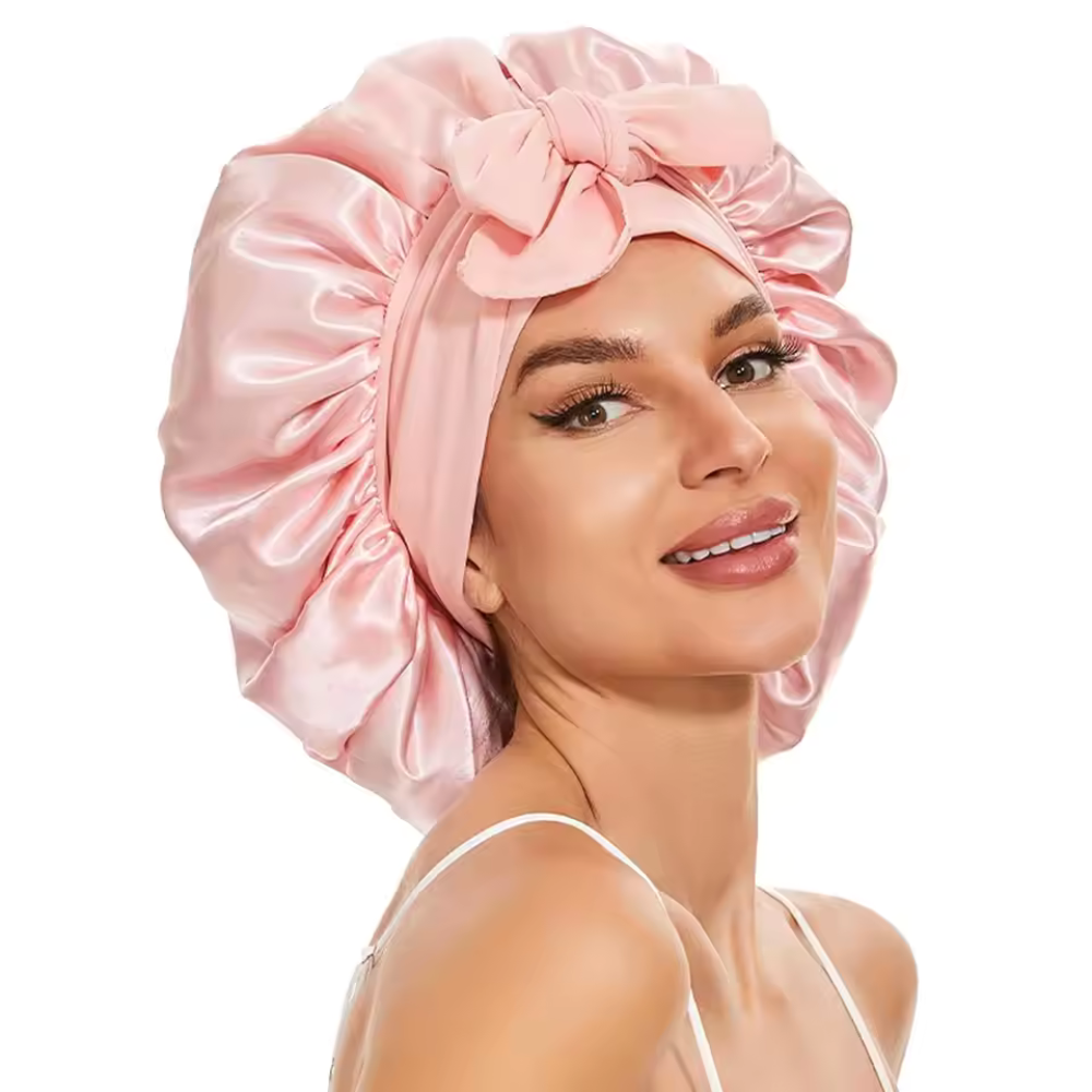 Silk Curly Hair Bonnet