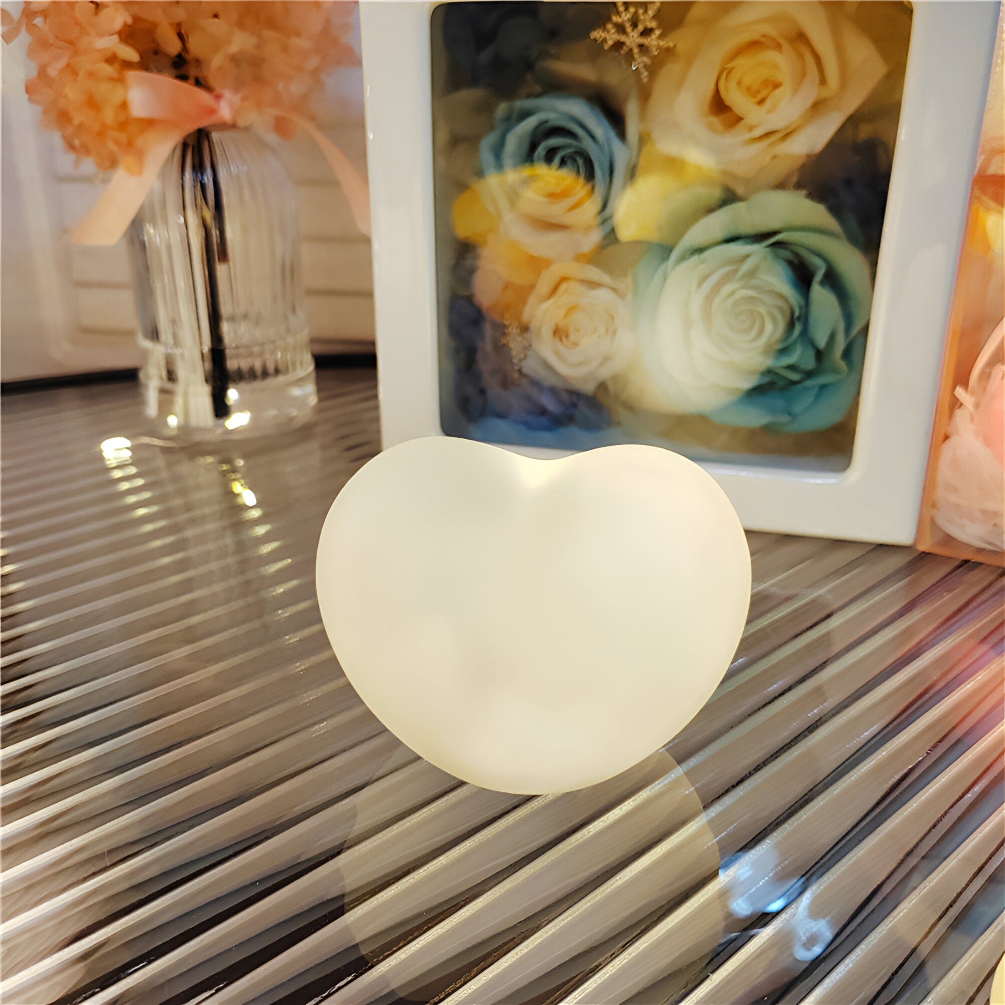 Creative Love Heart LED 3D Lamp